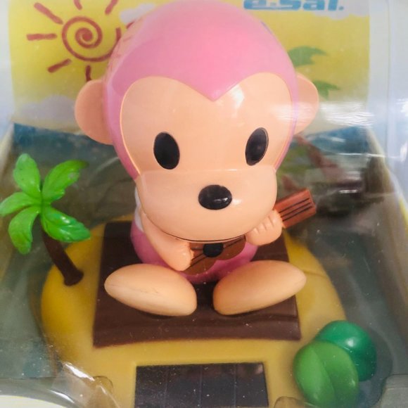 🤎 3/$25New- Mini Solar Monkey - Picture 3 of 8
